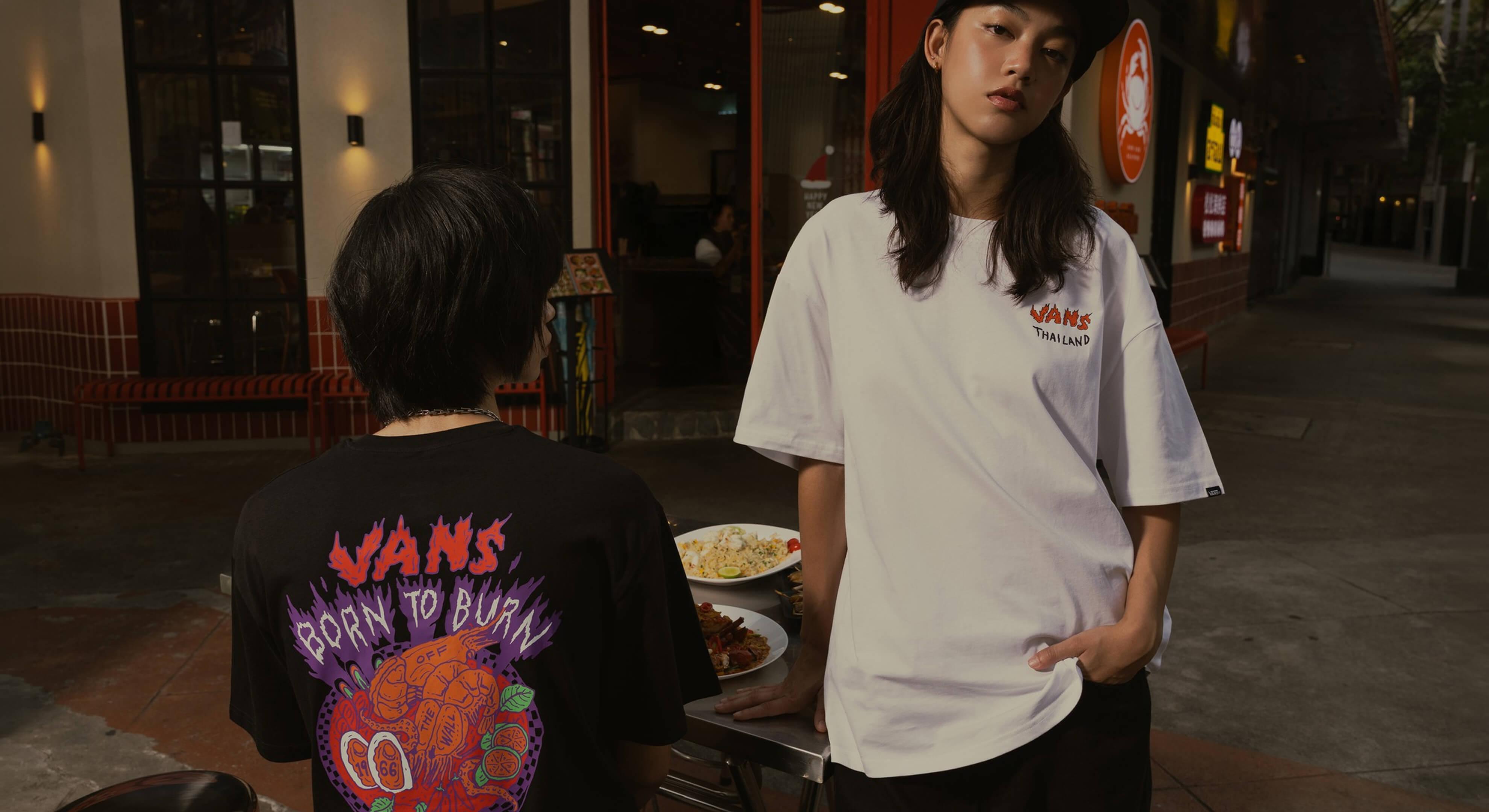 VANS THAILAND CITY TEES “BORN TO BURN”