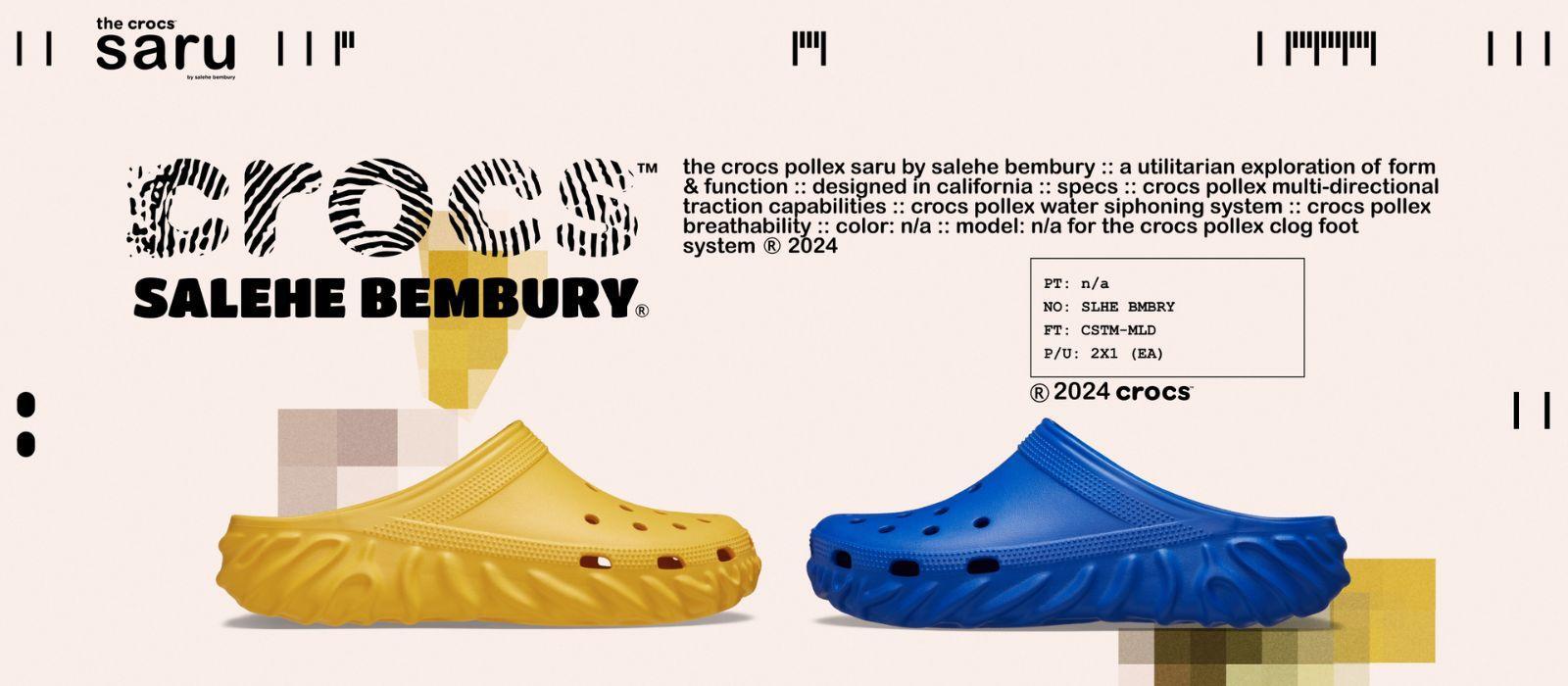 Salehe Bembury x Saru Clog “Citrine and Geneva” (3,290 THB) | Online Raffle Via. Carnival Application