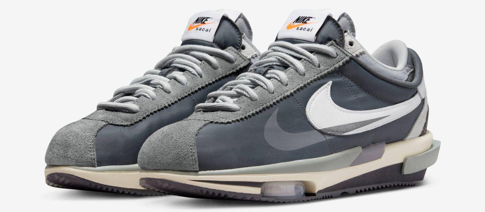 Sacai x Nike Zoom Cortez  "Iron Grey" (6,200 THB) | Online Raffle Via. Carnival Application