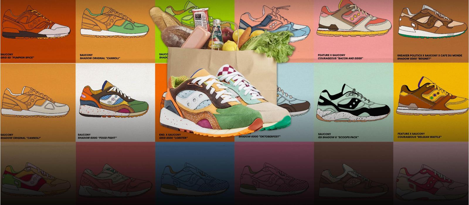 Did you know? Saucony “Food Fight” รวมดีไซน์จากรองเท้า 15 รุ่นมาไว้ในคู่เดียว 